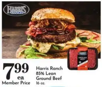 Pavilions Harris Ranch Ground Beef offer
