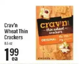 Lowes Foods Crav'n Wheat Thin Crackers offer