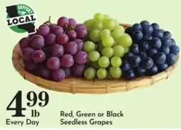 Pavilions Red, Green or Black Seedless Grapes offer