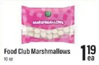 Lowes Foods Food Club Marshmallows offer