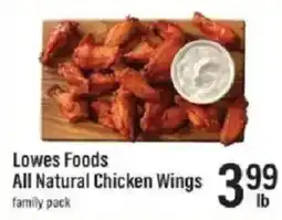 Lowes Foods Lowes Foods All Natural Chicken Wings offer