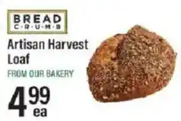 Lowes Foods Bread Crumb Artisan Harvest Loaf offer