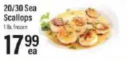Lowes Foods 20/30 Sea Scallops offer