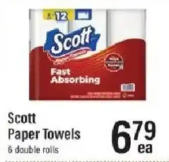 Lowes Foods Scott paper towels offer