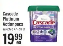 Lowes Foods Cascade platinum actionpacs offer