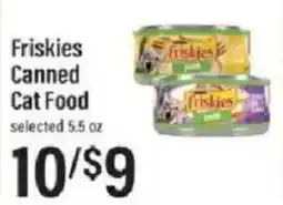 Lowes Foods Friskies canned cat food offer
