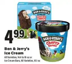Big Y Ben & Jerry's Ice Cream offer