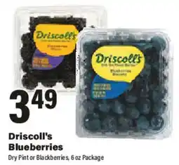 Big Y Driscoll's Blueberries offer