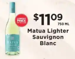ShopRite Matua Lighter Sauvignon Blanc offer