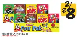 Winn Dixie Kellogg's Fun Pak offer