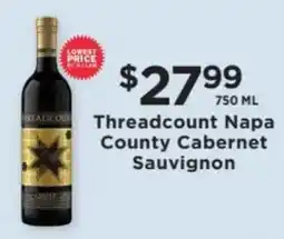 ShopRite Threadcount Napa County Cabernet Sauvignon offer