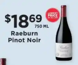 ShopRite Raeburn Pinot Noir offer