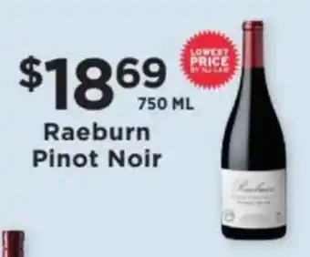 ShopRite Raeburn Pinot Noir offer