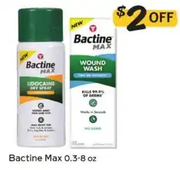 Winn Dixie Bactine Max offer