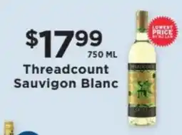 ShopRite Threadcount sauvignon blanc offer