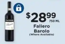 ShopRite Faliero Barolo offer