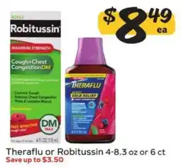 Winn Dixie Theraflu or Robitussin offer