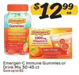 Winn Dixie Emergen-C Immune Gummies or Drink Mix offer