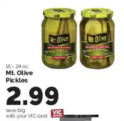 Harris Teeter Mt. Olive Pickles offer