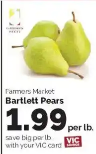 Harris Teeter Farmers Market Bartlett Pears offer