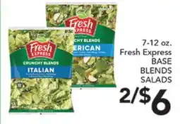 Pete's Fresh Market Fresh Express BASE BLEND SALADS offer