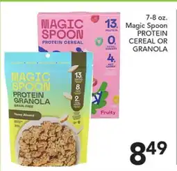 Pete's Fresh Market 7-8 oz. Magic Spoon PROTEIN CEREAL OR GRANOLA offer