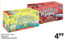 Pete's Fresh Market Waterloo SPARKLING WATER offer