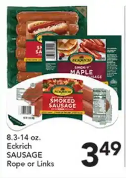 Pete's Fresh Market Eckrich SAUSAGE offer