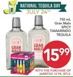 Pete's Fresh Market 750 mL Gran Malo SPICY TAMARINDO TEQUILA offer