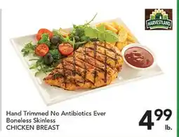 Pete's Fresh Market Hand Trimmed No Antibiotics Ever Boneless Skinless CHICKEN BREAST offer