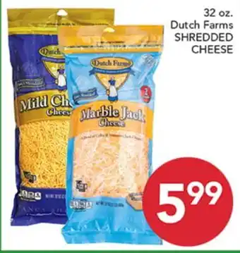 Pete's Fresh Market Dutch Farms SHREDDED CHEESE offer