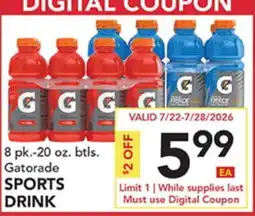 Pete's Fresh Market Gatorade SPORTS DRINK offer