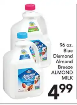 Pete's Fresh Market 96 oz. Blue Diamond Almond Breeze ALMOND MILK offer
