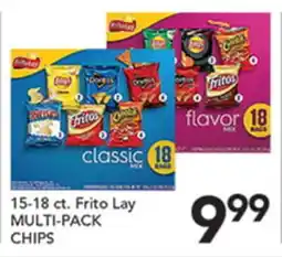Pete's Fresh Market 15-18 ct. Frito Lay MULTI-PACK CHIPS offer