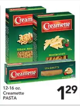 Pete's Fresh Market Creamette PASTA offer