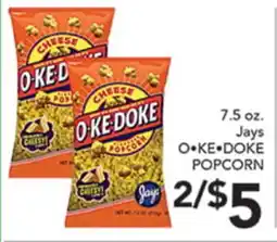 Pete's Fresh Market Jays O-KE-DOKE POPCORN offer