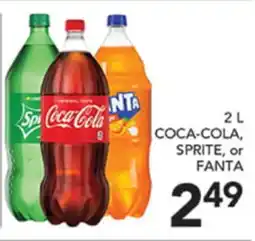 Pete's Fresh Market 2 L COCA-COLA, SPRITE, or FANTA offer