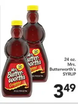 Pete's Fresh Market 24 oz. Mrs. Butterworth's SYRUP offer