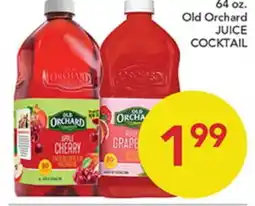 Pete's Fresh Market 64 oz. Old Orchard JUICE COCKTAIL offer