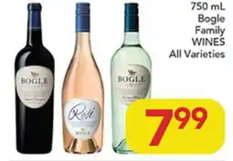 Pete's Fresh Market 750 mL Bogle Family WINES offer