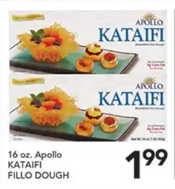 Pete's Fresh Market 16 oz. Apollo KATAIFI FILLO DOUGH offer