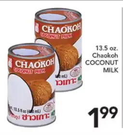 Pete's Fresh Market 13.5 oz. Chaokoh COCONUT MILK offer