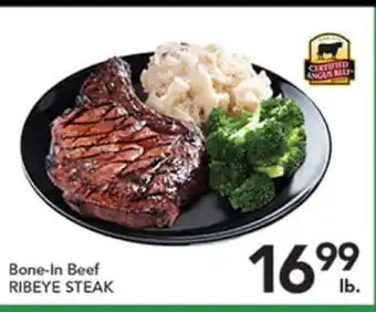 Pete's Fresh Market Bone-In Beef RIBEYE STEAK offer