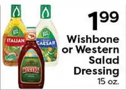 Rich's Fresh Market Wishbone or Western Salad Dressing offer