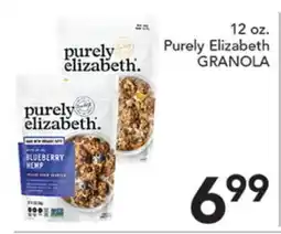 Pete's Fresh Market 12 oz. Purely Elizabeth GRANOLA offer