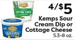 Rich's Fresh Market Kemps Sour Cream Dip or Cottage Cheese offer