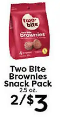 Rich's Fresh Market Two Bite Brownies Snack Pack offer