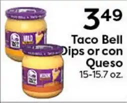 Rich's Fresh Market Taco Bell Dips or con Queso offer