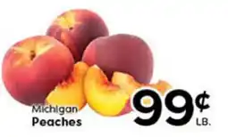 Rich's Fresh Market Michigan Peaches offer