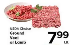 Rich's Fresh Market USDA Choice Ground Veal or Lamb offer